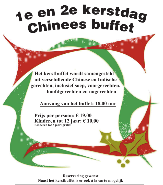 kerstbuffet 2018